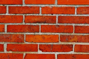 A brick wall.